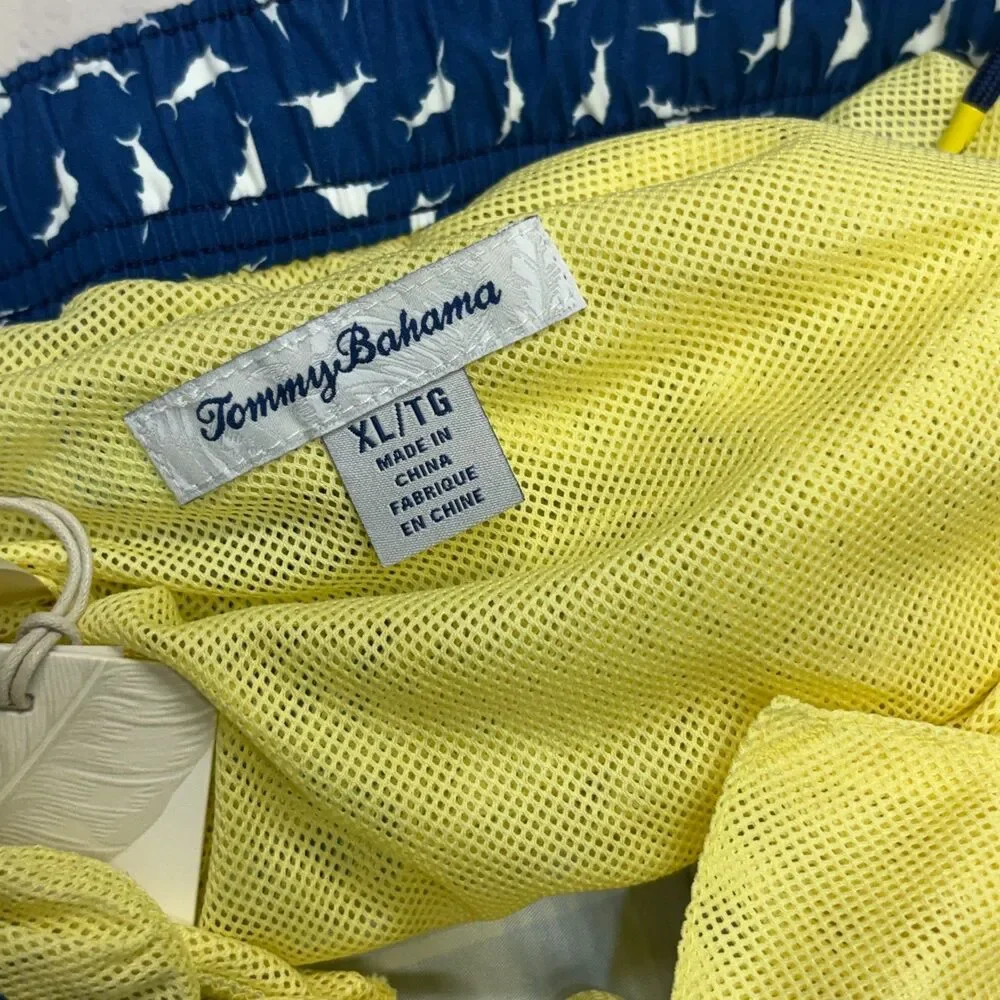 NWT Tommy Bahama Men Naple Riviera Madras Swim Shorts Trunks XL X-Large C137 -25
